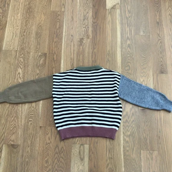 Piper and Scoot Multicolored Striped Sweater - Picture 2 of 3